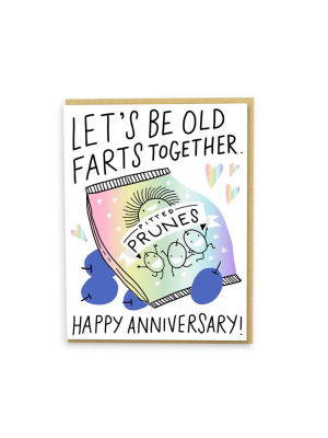 Old Farts Anniversary Card