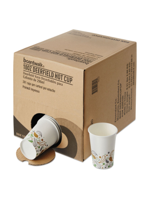 Boardwalk Convenience Pack Paper Hot Cups 10 Oz Deerfield Print 261/carton Deer10hcupop