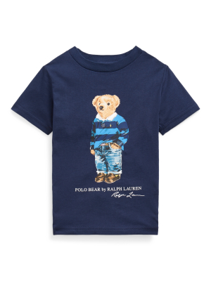 Polo Bear Cotton Jersey Tee