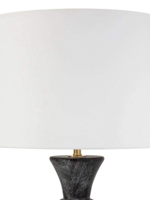 Vaughn Wood Table Lamp (limed Oak)