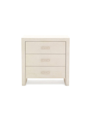 Malibu 3 Drawer Bedside Table