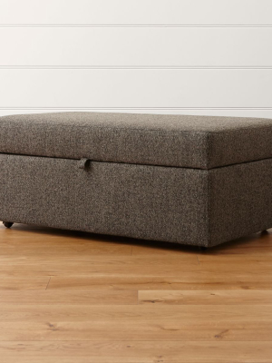 Lounge Ii Storage Ottoman With Tray