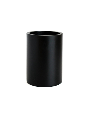 Studio Sturdy - Whistler Round Vase 8" - Solid Black