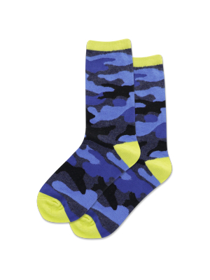 Kid's Camouflage Crew Socks