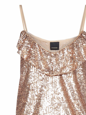 Pinko Sequins Embellished Camisole