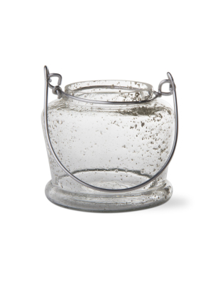 Tag Luna Hanging Tealight Holder Clear Glass Candle Holder For Standard Size Tealight Votive Or Led Candle Home Décor