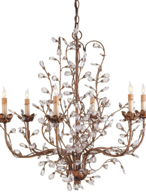 Medium Crystal Bud Chandelier