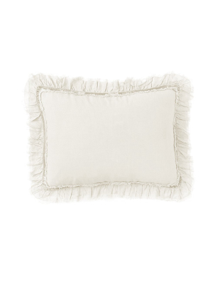 Mathilde Big Pillow 28" X 36" With Insert - Cream