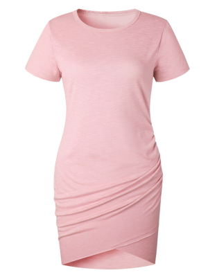 'valerie' Short Sleeves T-shirt Mini Dress (8 Colors)