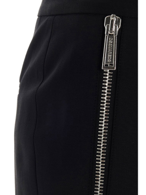 Dsquared2 Zip Detail Fitted Skirt