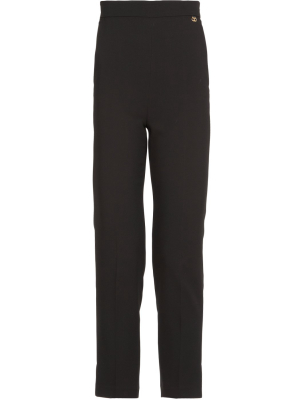 Elisabetta Franchi Cigarette Tailored Trousers