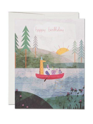 Red Cap Cards - Four Canoe