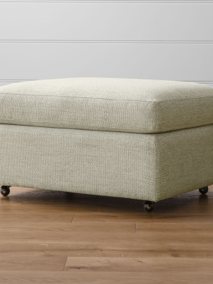 Lounge Ii 32" Ottoman With Casters