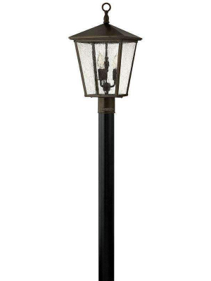 Outdoor Trellis Post Lantern