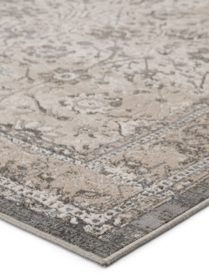 Odel Oriental Gray & White Rug