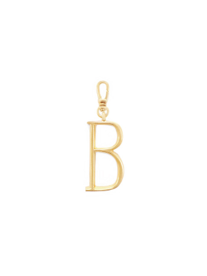 Plaza Letter B Charm - Small