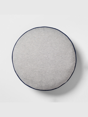 Jersey Floor Pillow Blue/gray - Pillowfort™