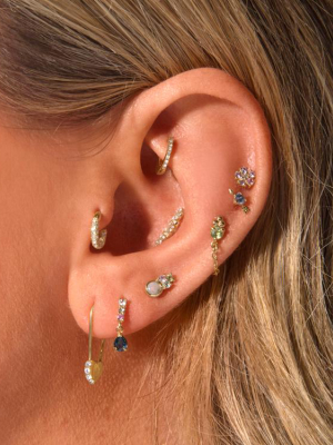 Love Safety Pin Earring