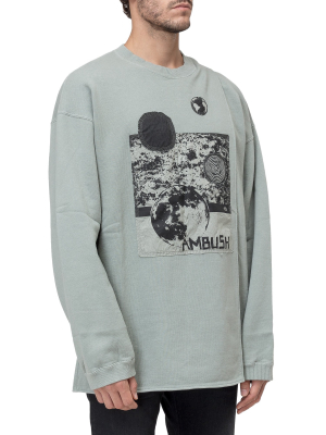 Ambush Graphic Print Crewneck Sweatshirt