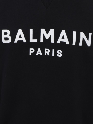 Balmain Logo Printed Crewneck Sweatshirt