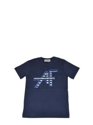 Alberta Ferretti Kids Logo Print Crewneck T-shirt