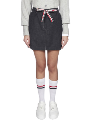 Thom Browne Mini Sack Skirt