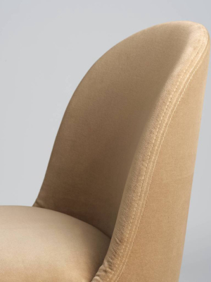 Tail Dining Chair: High Back + Fully Upholstered