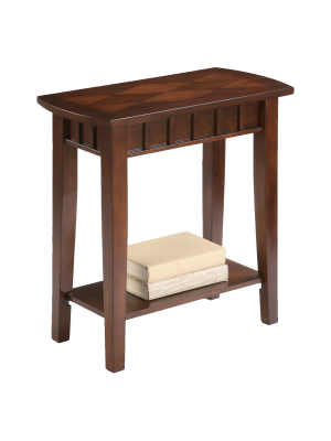 Traditional End Table Brown - Ore International