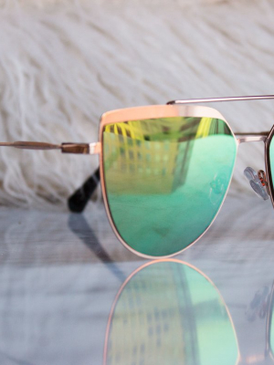 Corona Sunglasses- Green