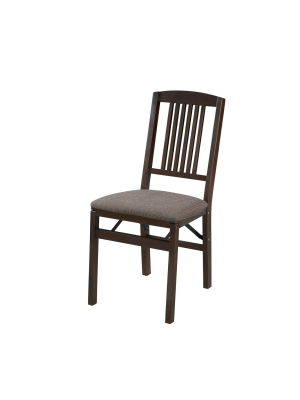 Set Of 2 Simple Mission Folding Chair - Stakmore