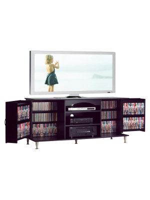 Premier Tv Stand With Media Storage - Black - Prepac