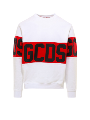 Gcds Logo Band Crewneck Sweatshirt