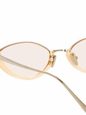 Linda Farrow Daisy C5 Cat Eye Sunglasses