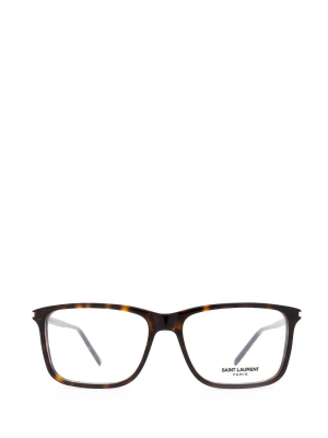 Saint Laurent Eyewear Square Frame Glasses