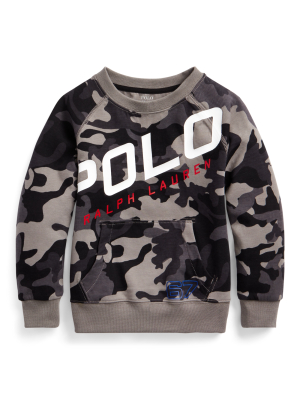 Logo Camo Double-knit Sweatshirt