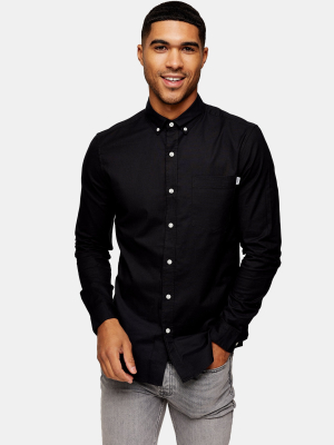 Black Tab Stretch Skinny Oxford Shirt