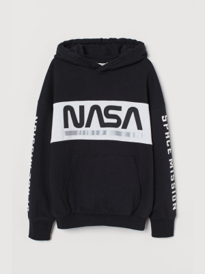 Printed Hoodie