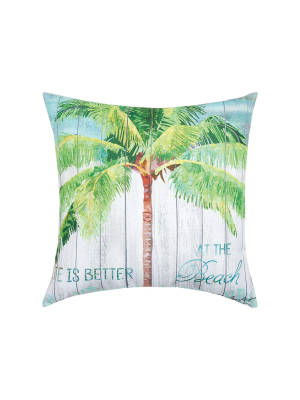 C&f Home 18" X 18" At The Beach Coastal Indoor/outdoor Decorative Throw Pillow