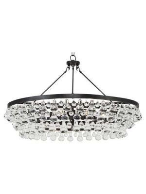 Bling Large Chandelier Deep Patina Bronze