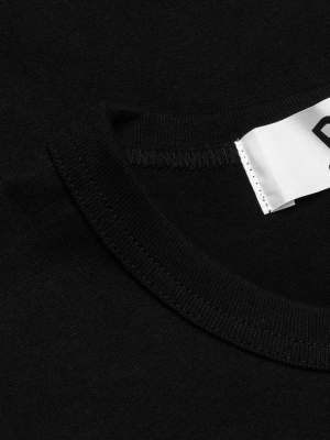 Comme Des Garcons Play Text T-shirt - Black/black