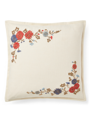 Macall Embroidery Throw Pillow