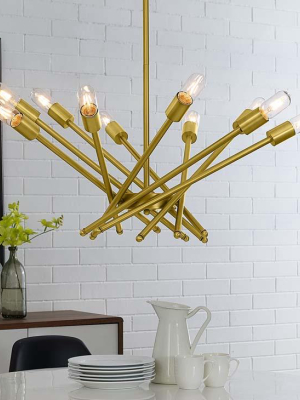 Charlize Brass Metal Pendant Light