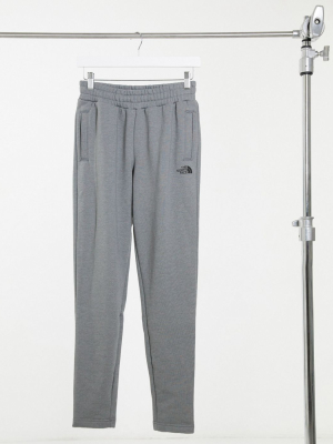 The North Face Memory Cropped Sweatpants In Gray