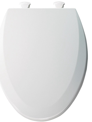 Bemis 1500ec Elongated Molded Wood Toilet Seat With Easy-clean & Change Hinge