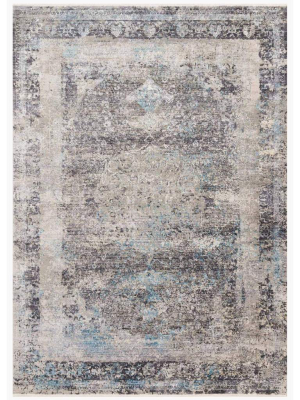 Loloi Rug Franca Frn-03, Charcoal/sky