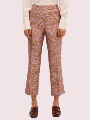 Flora Leopard Jacquard Pant