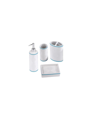 Mercer 4 Pc Bath Accessory Set