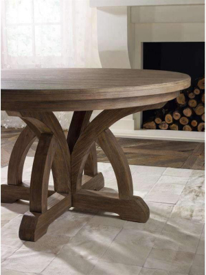 Corsica Round Dining Table W/1-18in Leaf