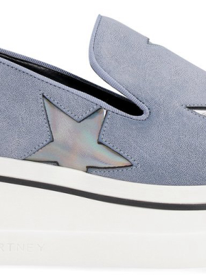 Stella Mccartney Star Print Slip-on Sneakers