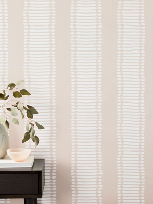 Ikat Stripes Wallpaper